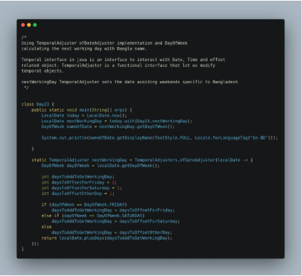 Day 23 LinkedIn post